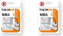 Tiger TigerFix Type 1 - Tiger Accessoires Monteren Zónder Boren - 2 Stuks