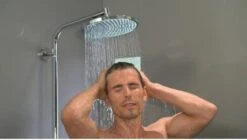 Hansgrohe Crometta S 240 Showerpipe - 1jet - Incl. Thermostaat - Chroom -Badkamer Accessoires Winkel 1200x682 1