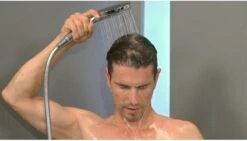 Hansgrohe Raindance Select E 120 3jet Handdouche - Chroom 40 Hansgrohe Raindance Select E 120 3jet Handdouche - Chroom -Badkamer Accessoires Winkel 1200x686 4