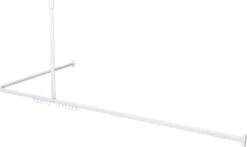 Sealskin - Easy Roll Douchegordijnstangset - 90x90x90 Cm - Wit -Badkamer Accessoires Winkel 1200x715