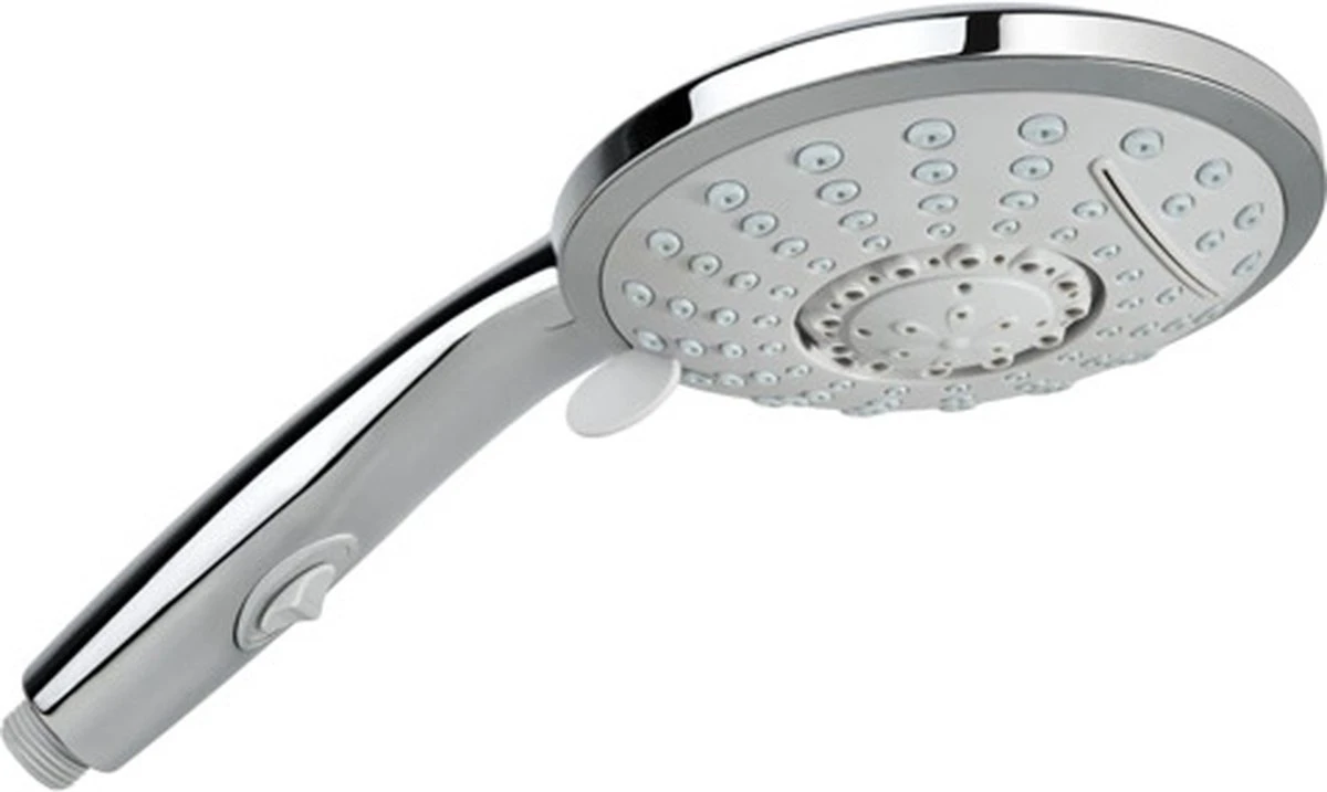 SCHÜTTE Niagara Handdouche - Douchekop Ø 15 Cm - 5 Standen - Watervaluitloop - Waterstop - Chroom 20 SCHÜTTE Niagara Handdouche - Douchekop Ø 15 Cm - 5 Standen - Watervaluitloop - Waterstop - Chroom - Afbeelding 18