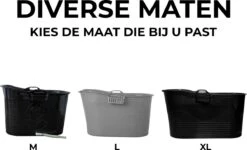 LIFEBATH - Zitbad Mira - Bath Bucket XL - 400L - Ligbad 122 Cm - Zwart 13 LIFEBATH - Zitbad Mira - Bath Bucket XL - 400L - Ligbad 122 Cm - Zwart -Badkamer Accessoires Winkel 1200x730 5