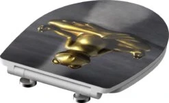 SCHÜTTE WC-Bril 82581 RELAXING FROG - High Gloss - Duroplast - Soft Close - Afklikbaar - RVS-Scharnieren - Decor - 1-zijdige Print -Badkamer Accessoires Winkel 1200x732 36