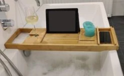 IVOL Badplank Bamboe - Badplank Hout Met Badrek Houders - Uitschuifbaar - 75 Tot 110 Cm 20 IVOL Badplank Bamboe - Badplank Hout Met Badrek Houders - Uitschuifbaar - 75 Tot 110 Cm -Badkamer Accessoires Winkel 1200x743