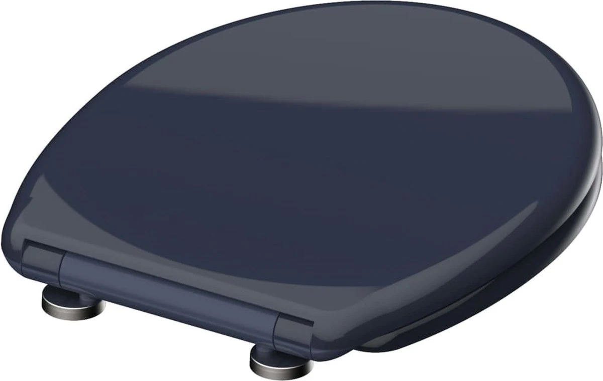 SCHÜTTE WC-Bril 82304 ANTHRAZIT - Duroplast - Soft Close - Afklikbaar - RVS-Scharnieren - Gelakt - Antraciet 13 SCHÜTTE WC-Bril 82304 ANTHRAZIT - Duroplast - Soft Close - Afklikbaar - RVS-Scharnieren - Gelakt - Antraciet - Afbeelding 11