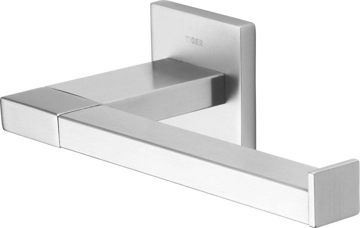 Tiger Items Toiletrolhouder Zonder Klep - RVS Geborsteld 3 Tiger Items Toiletrolhouder Zonder Klep - RVS Geborsteld