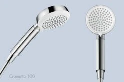 Hansgrohe Crometta 100 Vario Handdouche - Wit / Chroom -Badkamer Accessoires Winkel 1200x798 6