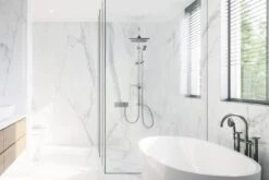 Lifa Bathing Zilveren Douchesysteem - Verstelbare Doucheset - RVS En ABS - Regendouche En Handdouche - Chroom - Incl. Bevestigingsmateriaal -Badkamer Accessoires Winkel 1200x800 68