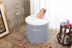 HBKS Zitbad - Bath Bucket - Ice Bath - Dompelbad - Voor Volwassenen En Kinderen - Inclusief Tas - Ijsbad Wim Hof Methode - Inclusief Ijsbad Ebook - Grijs -Badkamer Accessoires Winkel 1200x800 73