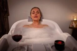 HelloBath Opvouwbaar Zitbad - Bath Bucket - 148cm - 220L - Extra Lang - Incl. Badkussen & Opberghoes -Badkamer Accessoires Winkel 1200x800 80