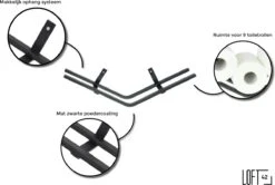 LOFT42 Jef Reserverolhouder - Zwart Metaal - 51x10x13 14 LOFT42 Jef Reserverolhouder - Zwart Metaal - 51x10x13 -Badkamer Accessoires Winkel 1200x808
