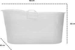 LIFEBATH - Zitbad Mira - Bath Bucket XL - 400L - Ligbad 122 Cm - Wit 13 LIFEBATH - Zitbad Mira - Bath Bucket XL - 400L - Ligbad 122 Cm - Wit -Badkamer Accessoires Winkel 1200x811 3