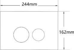 QeramiQ Push Bedieningspaneel Toilet - Frontbediening - Mat Zwart - Voor Geberit UP320/UP720 -Badkamer Accessoires Winkel 1200x817 4