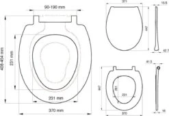 Tiger Tulsa - Toiletbril Met Deksel - WC Bril - Thermoplast Zwart -Badkamer Accessoires Winkel 1200x823 2