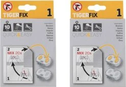 Tiger TigerFix Type 1 - Tiger Accessoires Monteren Zónder Boren - 2 Stuks -Badkamer Accessoires Winkel 1200x832