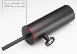 Merkloos Wc Borstel – Toiletborstel – Zwart – Met Houder – Hangend -Badkamer Accessoires Winkel 1200x838