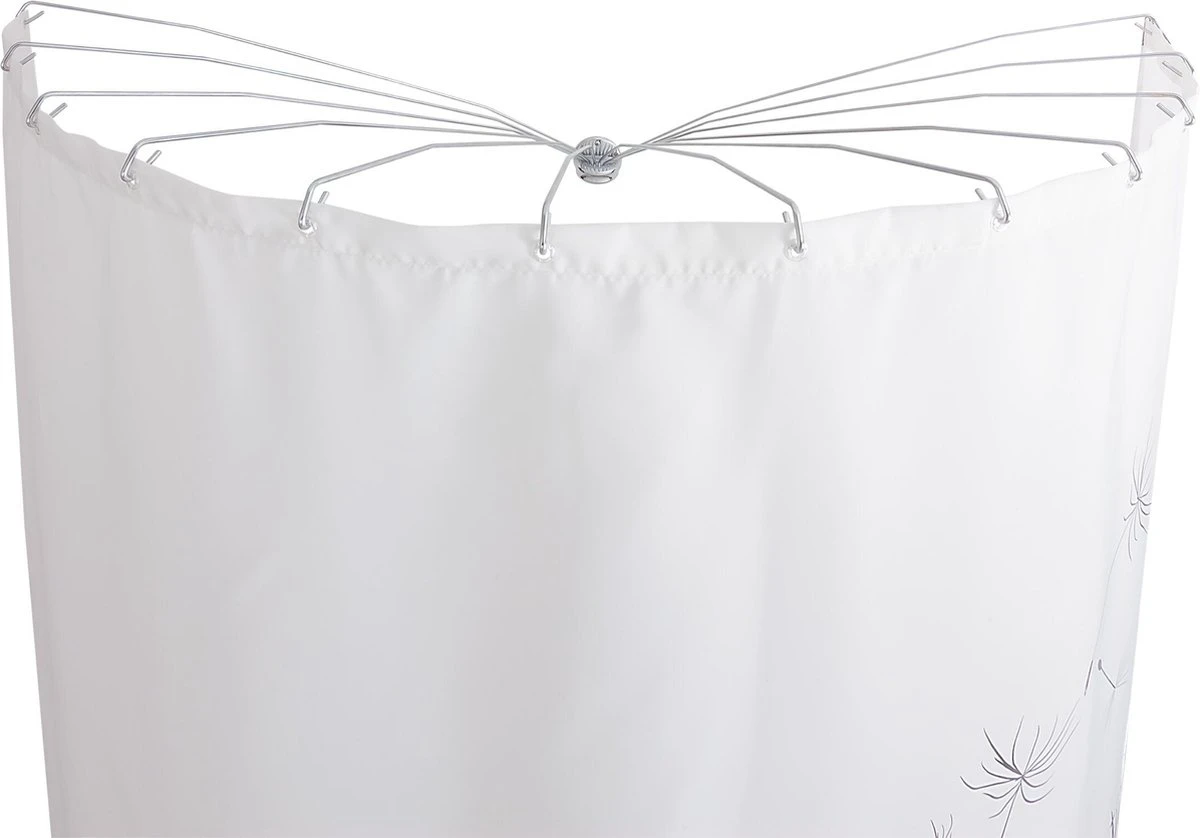 Sealskin Umbrella Douchegordijnstangset - Chroom 3 Sealskin Umbrella Douchegordijnstangset - Chroom