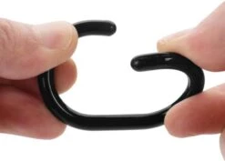 FSW-Products - 12 Stuks - Gordijnringen - 4.6x2.9cm - Buigbaar - Douchegordijn - Ringen Voor Gordijnen - Ring - Gordijnhaken - Haken - Gordijn - Douchegordijnringen - Zwart -Badkamer Accessoires Winkel 1200x860 1