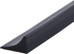 Merkloos Soesa Zelfklevende Waterkering Douche 200cm - Sanitaire Waterstopper - Douchedorpel Zwart, 12 X 20 Mm, 200 Cm