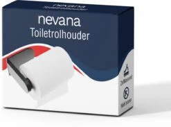 Nevana Toiletrolhouder - WC Rolhouder - Toiletpapier - Papier Rol Houder - Zelfklevend - Zonder Boren - Zwart - RVS 17 Nevana Toiletrolhouder - WC Rolhouder - Toiletpapier - Papier Rol Houder - Zelfklevend - Zonder Boren - Zwart - RVS -Badkamer Accessoires Winkel 1200x891