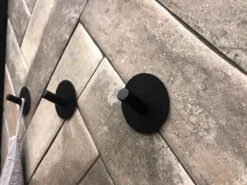 Handdoekhaakjes Zelfklevend - Zwart - Haakjes Handdoek 2st - Badkamer & Keuken -Badkamer Accessoires Winkel 1200x900