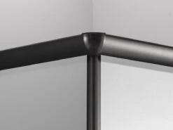 Merkloos Douchecabine Vierkant - 90x90x200cm 6 Mm - Nano Anti Kalk Veiligheidsglas - Zwart Aluminium Omlijsting -Badkamer Accessoires Winkel 1200x900 85