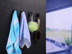 Handdoekhaakjes - Badkamer Zelfklevend – 4 Stuks – RVS - Zwart 15 Handdoekhaakjes - Badkamer Zelfklevend – 4 Stuks – RVS - Zwart -Badkamer Accessoires Winkel 1200x902