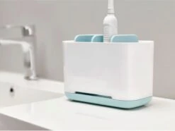 Joseph Joseph Badkamer Easy-Store Tandenborstelorganiser Large - 16.8x8.4x12.6 Cm - Creme/licht Blauw -Badkamer Accessoires Winkel 1200x903 2