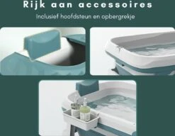 Livista® - Opvouwbaar Bad - Blauw - Zitbad - Inklapbaar - Bath Bucket - 150 CM LANG - XL - Incl. Thermometer & Onderwater LED Lichten -Badkamer Accessoires Winkel 1200x931 1