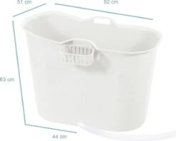 Zitbad Voor Volwassenen - Bath Bucket - Wit - 200L -Badkamer Accessoires Winkel 1200x962 1