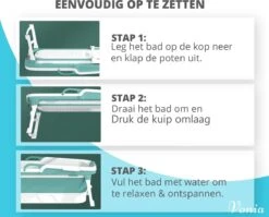 Vonia Opvouwbaar Bad - Zitbad - Bath Bucket - 140 Cm Lang - Inklapbaar Bad - Incl. Badkussen - Roze -Badkamer Accessoires Winkel 1200x965 3