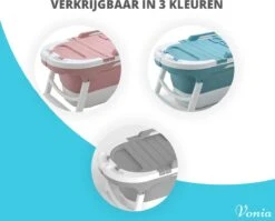 Vonia Opvouwbaar Bad - Zitbad - Bath Bucket - 140 Cm Lang - Inklapbaar Bad - Incl. Badkussen - Roze -Badkamer Accessoires Winkel 1200x965 4