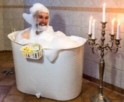 Zitbad Voor Volwassenen - Bath Bucket - Wit - 200L -Badkamer Accessoires Winkel 1200x988 3