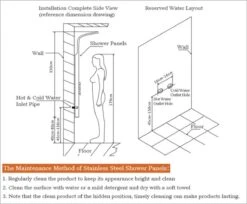 Douchepaneel Met Massage - Regendouche - Massage Jets - Waterval Douche - Met Thermostaatkraan En Handdouche - Zilver - Opbouw - Douchekop - Flanner® -Badkamer Accessoires Winkel 1200x993 4