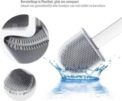 WC Borstel – Siliconen – Zwart – WC Borstel Met Houder – Vrijstaand – Hangend – WC Borstel En Houder – WC Borstel Zwart -Badkamer Accessoires Winkel 1200x995