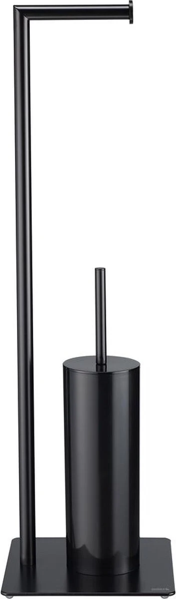 Sealskin Tube - Toiletbutler - Toiletrolhouder - Toiletborstel Met Houder - Vrijstaand - Zwart 4 Sealskin Tube - Toiletbutler - Toiletrolhouder - Toiletborstel Met Houder - Vrijstaand - Zwart - Afbeelding 2