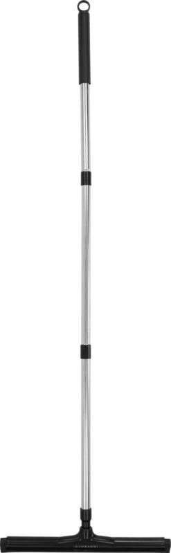 Livelyy - Vloertrekker 45 Cm + 140 Cm Steel - Vloerwisser Met Steel - Vloertrekker Met Steel - Douchewisser Zwart - Trekker Douche - Badkamer Trekker - Vloerwisser Zwart