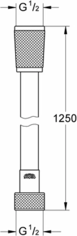GROHE SilverFlex Doucheslang - 125 Cm - Chroom -Badkamer Accessoires Winkel 392x1200 2
