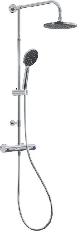 4bathroomz® Regendouche Chroom Met Thermostaatkraan - 20cm Douchekop -Badkamer Accessoires Winkel 399x1200 1