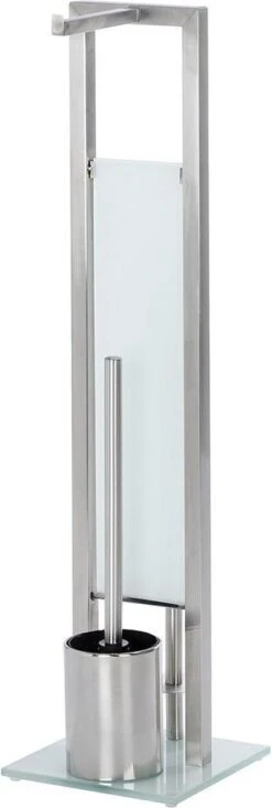 WENKO Toiletbutler Rivalta RVS Mat - Toiletborstel Met Houder, Toiletrolhouder En Reserverolhouder -Badkamer Accessoires Winkel 405x1200 1