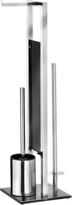 WENKO Toiletbutler Rivalta RVS Glanzend - Toiletborstel Met Houder, Toiletrolhouder En Reserverolhouder -Badkamer Accessoires Winkel 421x1200 1