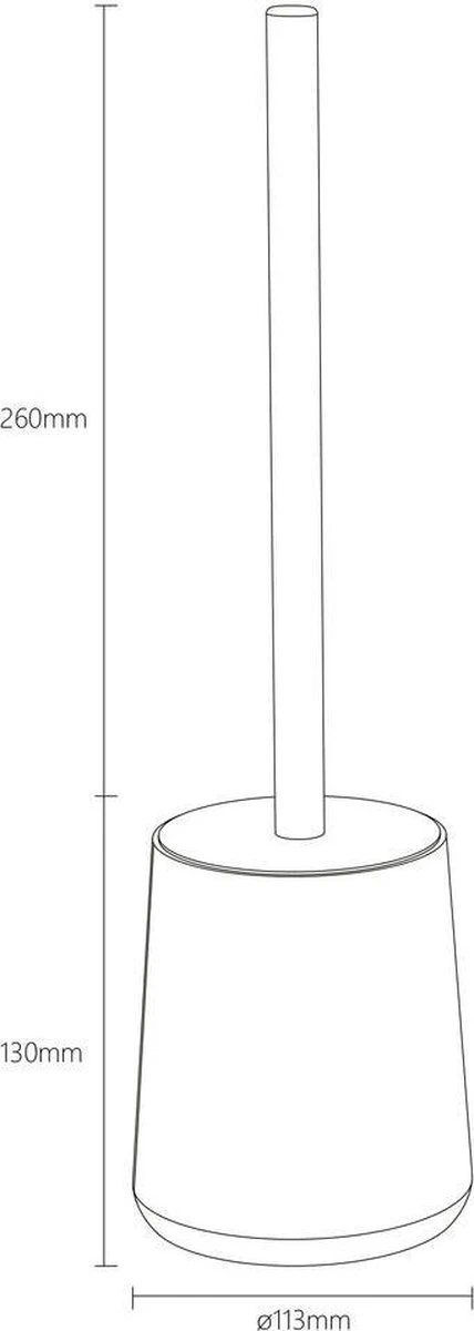 Sealskin Earth - Toiletborstel Met Houder Vrijstaand - Eiken 10 Sealskin Earth - Toiletborstel Met Houder Vrijstaand - Eiken - Afbeelding 8