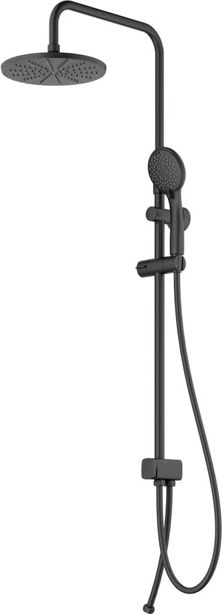 Livarno Home Regendouche Set Zwart 80-120cm Hoogte Verstelbaar 6 Livarno Home Regendouche Set Zwart 80-120cm Hoogte Verstelbaar - Afbeelding 4