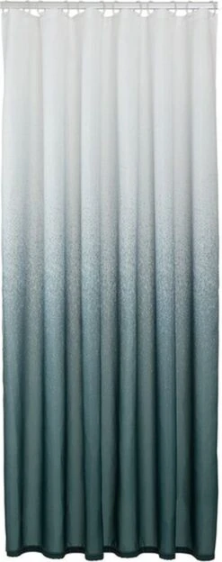 Sealskin Blend Douchegordijn 180x200 Cm - Polyester - Groen / Wit -Badkamer Accessoires Winkel 475x1200
