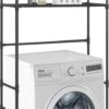 VidaXL Opbergrek Voor Boven Wasmachine 3-laags 69x28x169 Cm Zwart -Badkamer Accessoires Winkel 496x1200