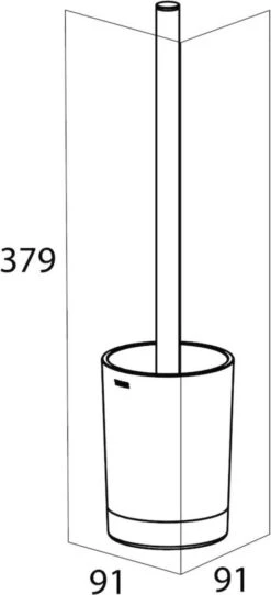 Tiger Tune Toiletaccessoires 3st. Incl. WC/Toilet Borstel, Rolhouder & Handdoekhaak - Messing/Zwart -Badkamer Accessoires Winkel 547x1200 3