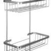 Recalma Doucherek 3 Laags - Monteren Zonder Boren - Zilver - Zuignap - Ook Voor Grote Flessen - Opbergrek Douche - 3 Etages -Badkamer Accessoires Winkel 567x1200 1