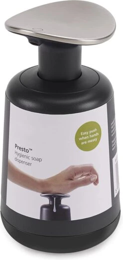Wonix® - Zeepdispenser - Zeeppompje - Duw Met Pols - 300ml - Zwart 14 Wonix® - Zeepdispenser - Zeeppompje - Duw Met Pols - 300ml - Zwart -Badkamer Accessoires Winkel 570x1200 1