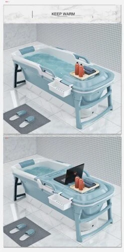 Foresta Opvouwbaar Bad Voor Volwassenen - 150cm - Bath Bucket - Blauw 19 Foresta Opvouwbaar Bad Voor Volwassenen - 150cm - Bath Bucket - Blauw -Badkamer Accessoires Winkel 590x1200