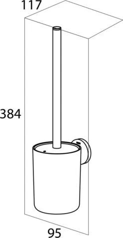 Tiger Urban - Toiletborstel Met Houder - Zwart -Badkamer Accessoires Winkel 621x1200 1